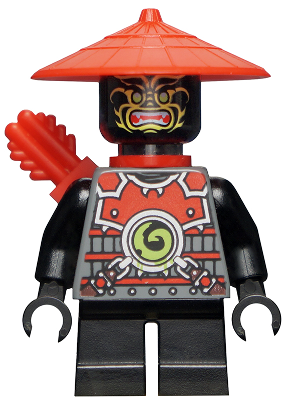 Stone Army Scout - Yellow Face, Red Quiver, Short Legs – НИНДЖАГО