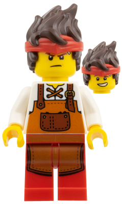 Kai - Blacksmith, Dark Orange Apron – НИНДЖАГО
