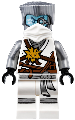 Zane (Honor Robe) - Day of the Departed, Hair, White Mask – НИНДЖАГО