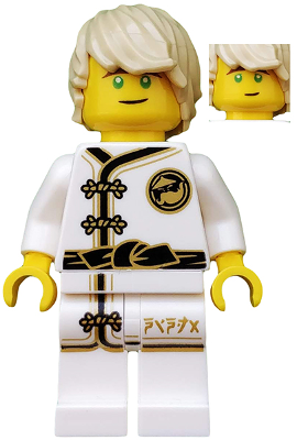 Lloyd - White Wu-Cru Training Gi, Tousled Hair – НИНДЖАГО