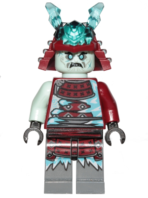Blizzard Samurai - Ninja Helmet with Trans-Light Blue Horns – НИНДЖАГО