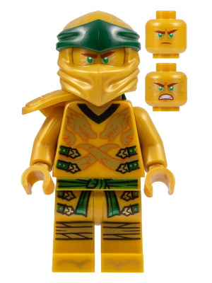 Lloyd (Golden Ninja), Right Shoulder Armor, Pearl Gold Head - Legacy – НИНДЖАГО