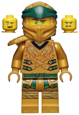 Lloyd (Golden Ninja), Right Shoulder Armor, Yellow Head - Legacy – НИНДЖАГО