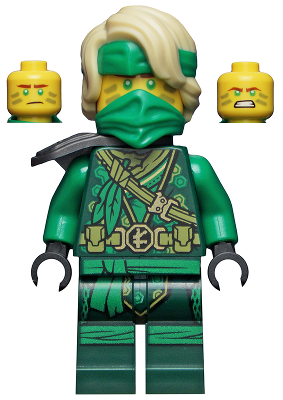 Lloyd - The Island, Mask and Hair with Bandana, Armor Shoulder Pad – НИНДЖАГО
