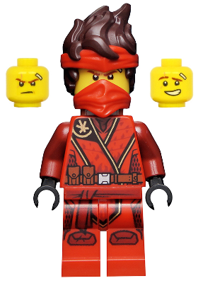 Kai - The Island, Mask, Hair with Bandana, Neck Bracket – НИНДЖАГО
