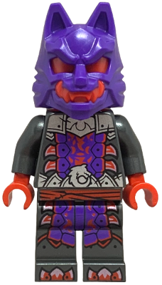 Wolf Mask Warrior - Dark Purple and Red Mask – НИНДЖАГО