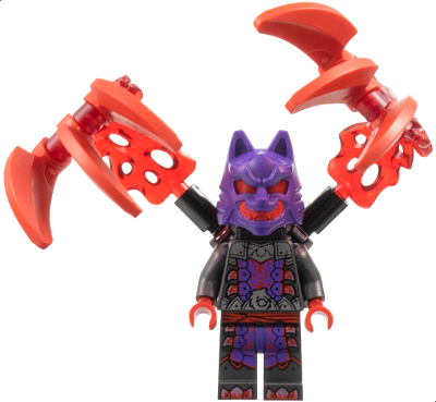 Wolf Mask Warrior - Dark Purple and Red Mask, Energy Claws – НИНДЖАГО