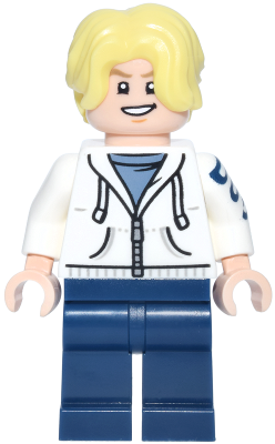 Sanji Vinsmoke - White Hoodie – УАН ПИЙС