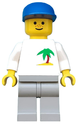 Palm Tree - Light Gray Legs, Blue Cap – ГРАДСКИ