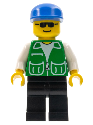 Jacket Green with 2 Large Pockets - Black Legs, Blue Cap – ГРАДСКИ
