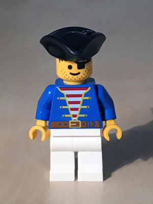 Pirate - Blue Jacket White Legs, Black Pirate Triangle Hat Reissue – ПИРАТИ