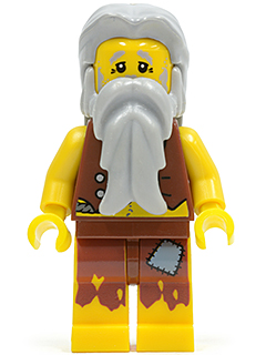 Pirate Vest and Anchor Tattoo, Gray Beard, Gray Hair (Castaway) – ПИРАТИ