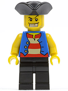 Pirate Blue Vest, Black Legs, Tricorne Hat – ПИРАТИ