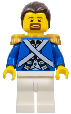 Bluecoat Sergeant 1 - Brown Moustache and Goatee – ПИРАТИ