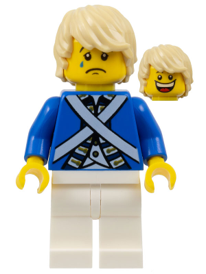 Bluecoat Soldier 7 - Tousled Hair (Head 4549620) – ПИРАТИ