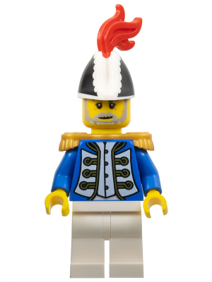 Imperial Soldier IV - Governor, Male, Black and White Bicorne, Red Plume, Gold Epaulettes – ПИРАТИ