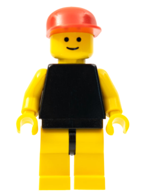 Plain Black Torso with Yellow Arms, Yellow Legs, Red Cap – ГРАДСКИ