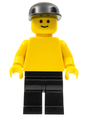 Plain Yellow Torso with Yellow Arms, Black Legs, Black Cap – ГРАДСКИ