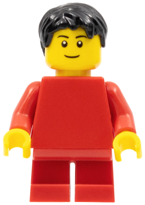 Plain Red Torso with Red Arms, Red Short Legs – ГРАДСКИ