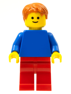 Plain Blue Torso with Blue Arms, Red Legs, Dark Orange Hair – ИЗГРАЖДАНЕ НА ПО-ГОЛЯМО МИСЛЕНЕ