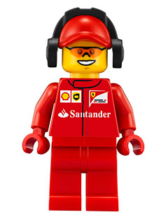Scuderia Ferrari Team Crew Member - Male, Orange Safety Glasses – СКОРОСТНИ ШАМПИОНИ