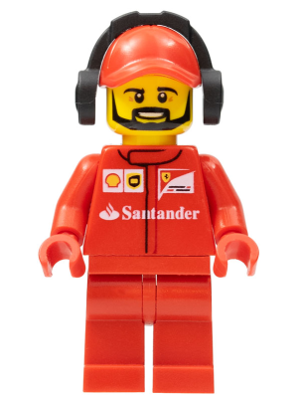 Scuderia Ferrari Team Crew Member - Male, Beard – СКОРОСТНИ ШАМПИОНИ