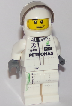 Mercedes F1 W07 Hybrid Driver - White Helmet – СКОРОСТНИ ШАМПИОНИ