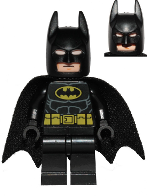 Batman - Black Suit with Yellow Belt and Crest (Type 2 Cowl, Spongy Tear-Drop Neck Cut Cape) – СУПЕР ГЕРОИ