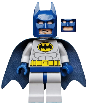 Batman - Light Bluish Gray Suit with Yellow Belt and Crest, Dark Blue Mask and Cape (Type 2 Cowl) – СУПЕР ГЕРОИ