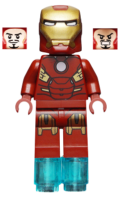Iron Man - Mark 7 Armor, Small Helmet Visor, Foot Repulsors – СУПЕР ГЕРОИ