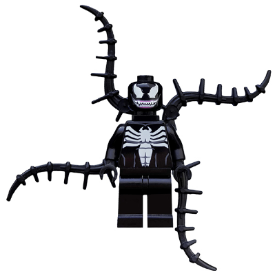Venom - Teeth Together, 4 Back Appendages Spiked – СУПЕР ГЕРОИ