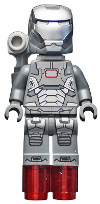 War Machine - Dark Bluish Gray and Silver Armor with Backpack – СУПЕР ГЕРОИ