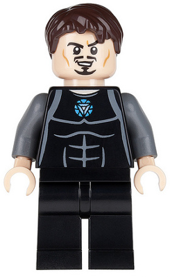 Tony Stark - Black and Dark Bluish Gray Jumpsuit – СУПЕР ГЕРОИ