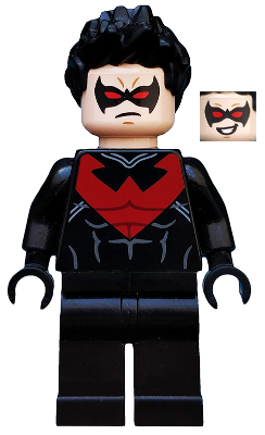 Nightwing - Red Eye Holes and Chest Symbol – СУПЕР ГЕРОИ