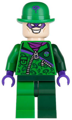 The Riddler - Green and Dark Green Zipper Outfit – СУПЕР ГЕРОИ