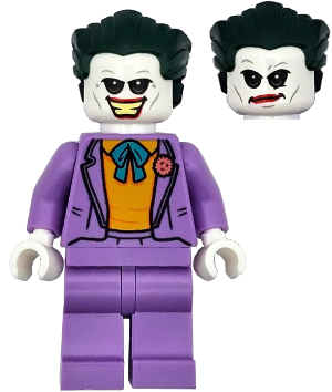 The Joker - Medium Lavender Suit, Bright Light Orange Vest, Dark Green Hair – СУПЕР ГЕРОИ