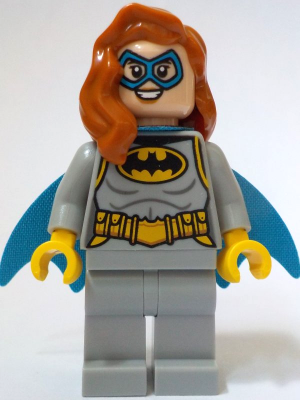Batgirl - Minifigure, Light Bluish Gray Suit – СУПЕР ГЕРОИ
