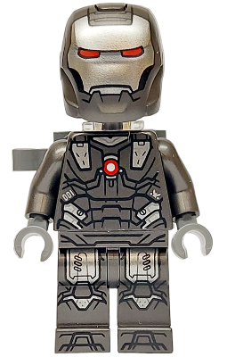 War Machine - Pearl Dark Gray and Silver Armor with Neck Bracket, Ingot and Plate with Clip – СУПЕР ГЕРОИ