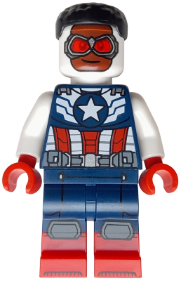 Captain America (Sam Wilson) - Dark Blue and White Suit – СУПЕР ГЕРОИ