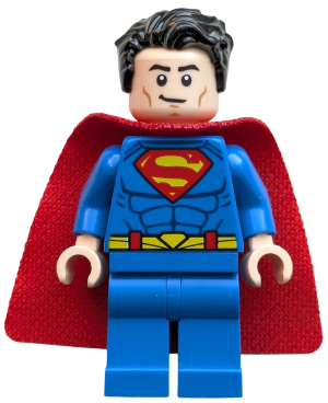 Superman - Blue Suit, Spongy Cape, Tousled Hair, Closed Mouth / Red Eyes – СУПЕР ГЕРОИ