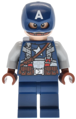 Captain America - Dark Blue Suit with Strap – СУПЕР ГЕРОИ