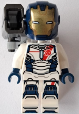 Iron Legion - Dark Blue Head, One Piece Helmet, Stud Shooter – СУПЕР ГЕРОИ
