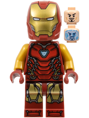 Iron Man - Mark 85 Armor, Large Helmet Visor, Thick Red Markings on Torso – СУПЕР ГЕРОИ