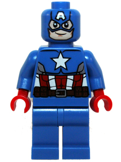 Captain America - Blue Suit, Red Hands, Mask – СУПЕР ГЕРОИ