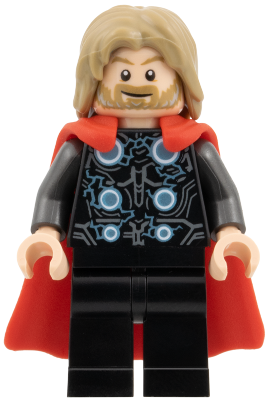 Thor - Flexible Rubber Cape, Black Legs, Dark Tan Tousled Hair – СУПЕР ГЕРОИ