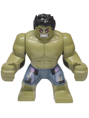 Hulk - Giant, Sand Blue Pants with Lavender Panels, Raging with Clenched Teeth – СУПЕР ГЕРОИ
