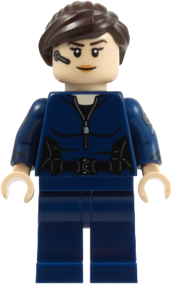 Maria Hill - Dark Blue Suit, Printed Arms – СУПЕР ГЕРОИ