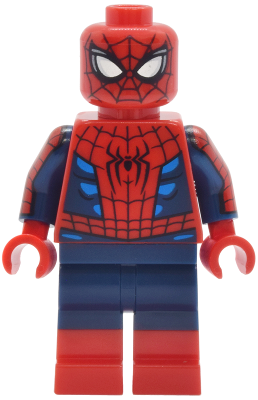 Spider-Man - Suit with Dark Azure Highlights, Printed Dark Blue Arms, Red Boots – СУПЕР ГЕРОИ