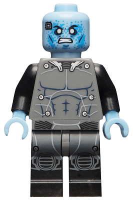 Electro - Black and Dark Bluish Gray Outfit, Bright Light Blue Head – СУПЕР ГЕРОИ