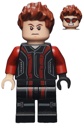 Hawkeye - Black and Dark Red Suit, Reddish Brown Spiked Hair – СУПЕР ГЕРОИ